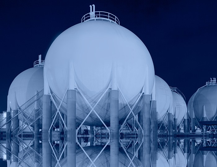 LNG gas storage tank